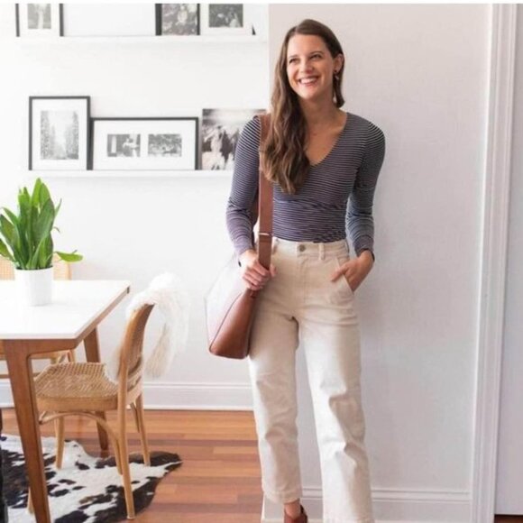 Everlane Straight Leg Crop Pants - Picture 2 of 5